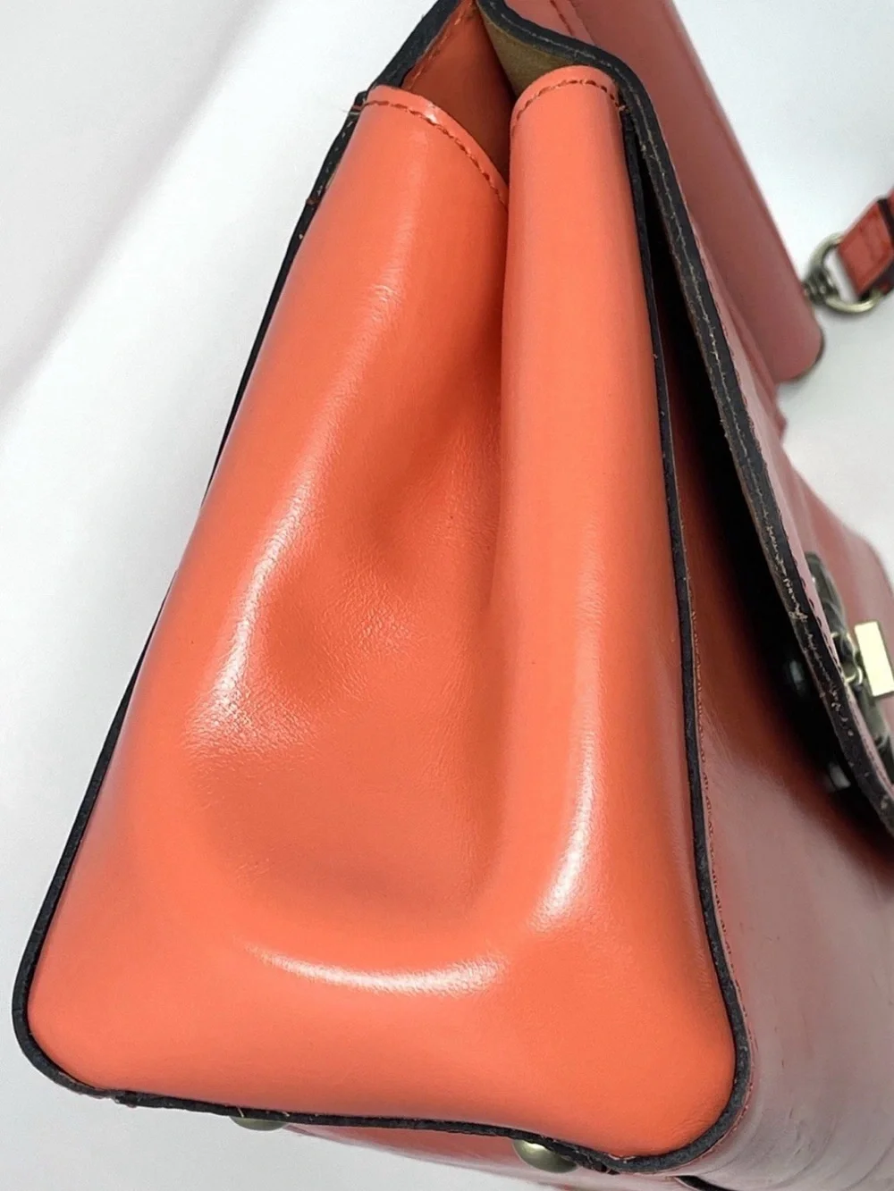 Patricia Nash Purse Cecile Top-Handle Leather Satchel w/Crossbody Strap